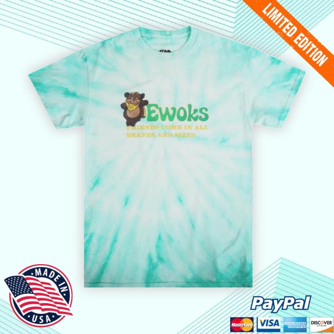 Official Ewoks Green Tie Dye Shirt
