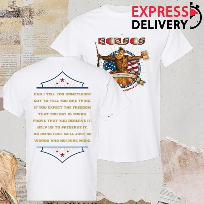 Kansas Band Colortest Merch Store Can I Tell You Tee Shirt
