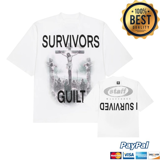 Self Sacrifice White Tee Shirt Staff Store Merch