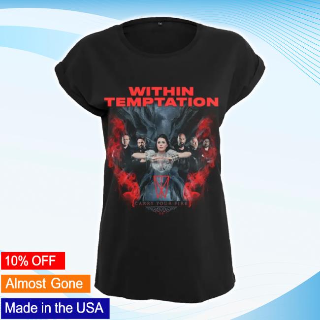 Original Within Temptation Merch Store Photo Tour Ladies Unisex Sweatshirt Withintemptation Shop