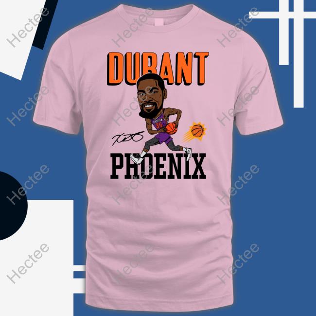 Kevin Durant Phoenix Suns Homage Caricature Tri-Blend Tees