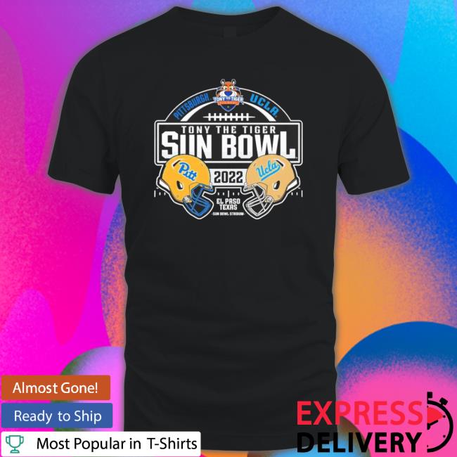 Tony The Tiger Sun Bowl 2022 Pittsburgh Panthers Vs Ucla Bruins Helmet Shirts