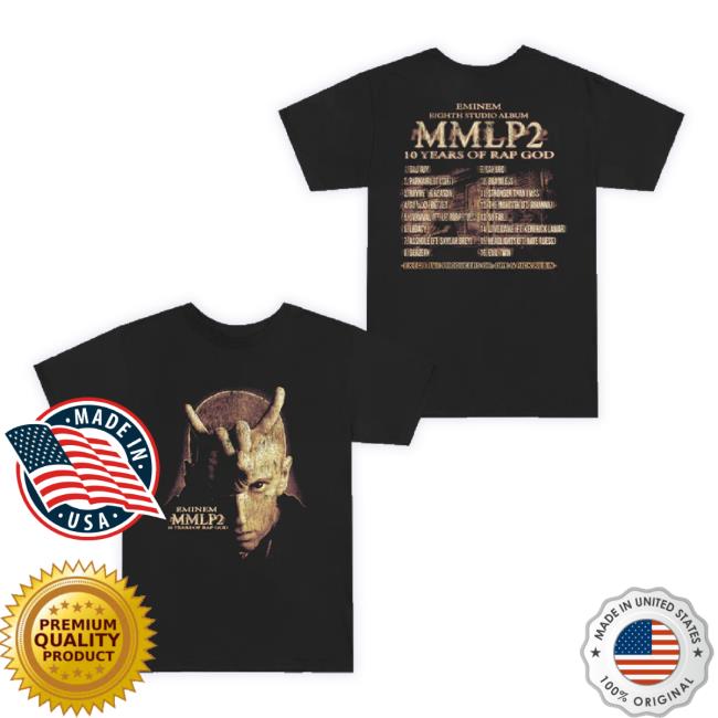 Official Eminem Merch Store Mmlp2 Horns Tee Eminem Shop