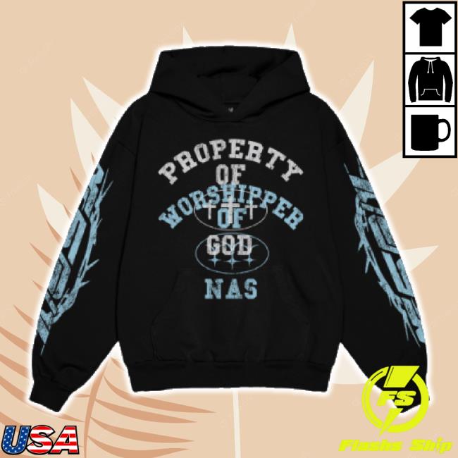Trending Lil Nas X Merch Store Property Of God Pullover Classic Shirt Blue Lilnasxstore Shop