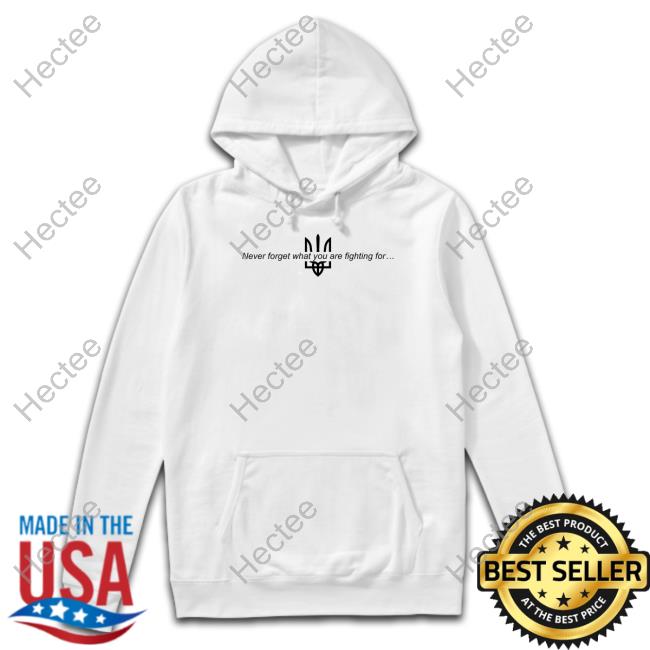 Memory Steel Ua Never Forget What You Are Fighting For Ukraine Hoodie
