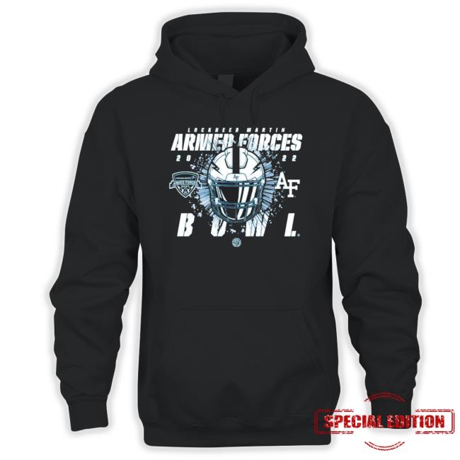 2022 Lockheed Martin Armed Forces Bowl Air Force Falcons Helmet Shirts