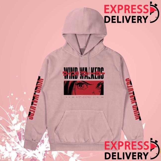 Pink Anime T-Shirt Wind Walkers Store Merch