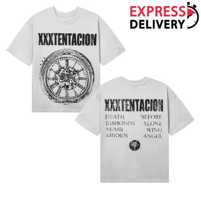 Official Xxxtentacion Merch One Minute T-Shirt Cement