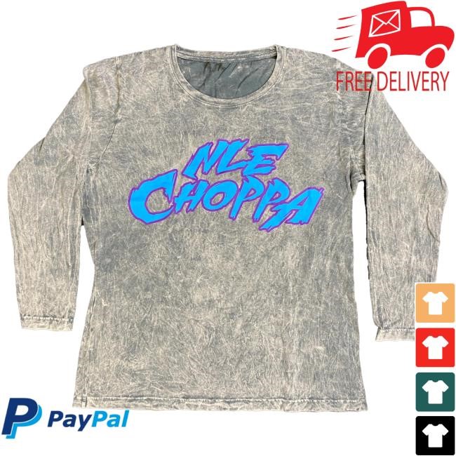 Nle Choppa Store Nle Choppa Logo Women's Long Sleeve Crewneck Sweatshirt