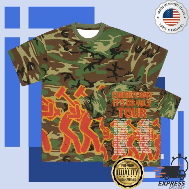 Concrete Camo Tour Tee Lil Yachty Store Merch