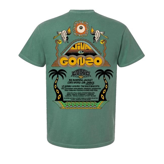 Viva El Gonzo Store Merch Viva El Gonzo 2026 Lineup T-Shirt