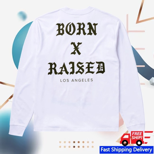 Born X Raised Merch Store Kitty White T-Shirt