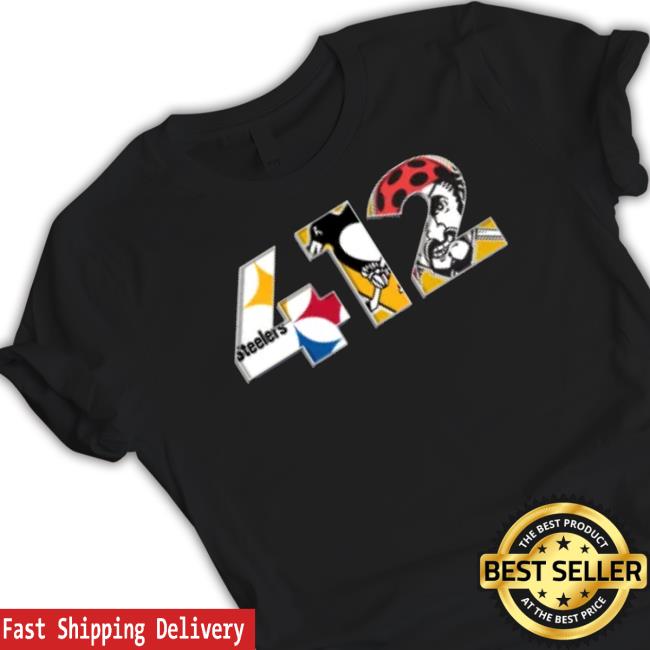 Official Area Code 412 Sports Teams For Pittsburgh Shirt
