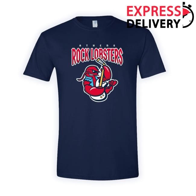 Official Trending Rocklobstershockey Store Navy Softstyle Short Sleeve Logo t-shirt, hoodie, tank top, sweater and long sleeve t-shirt
