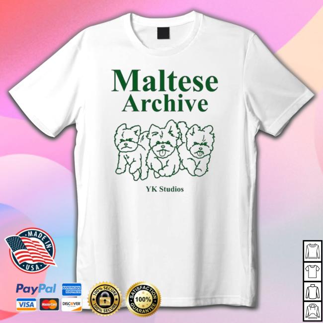 Design Yk Studios Maltese Archive shirt, hoodie, tank top, sweater and long sleeve t-shirt