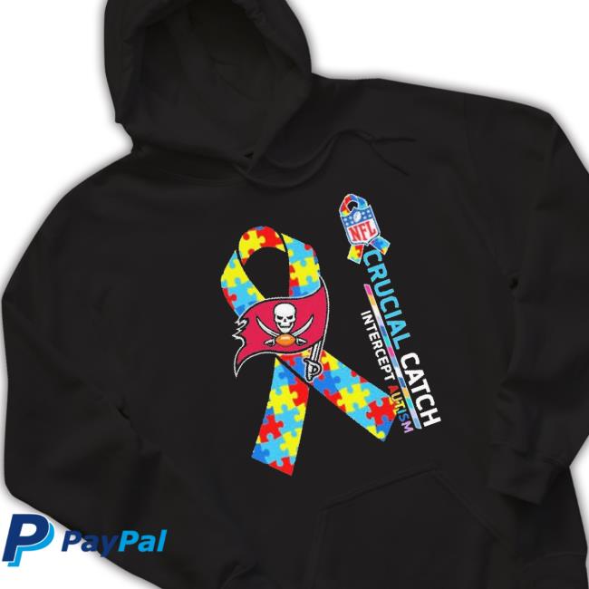 Tampa Bay Buccaneers Crucial Catch Intercept Autism Tee Tampa Bay Buccaneers Crucial Catch Intercept Autism Tee