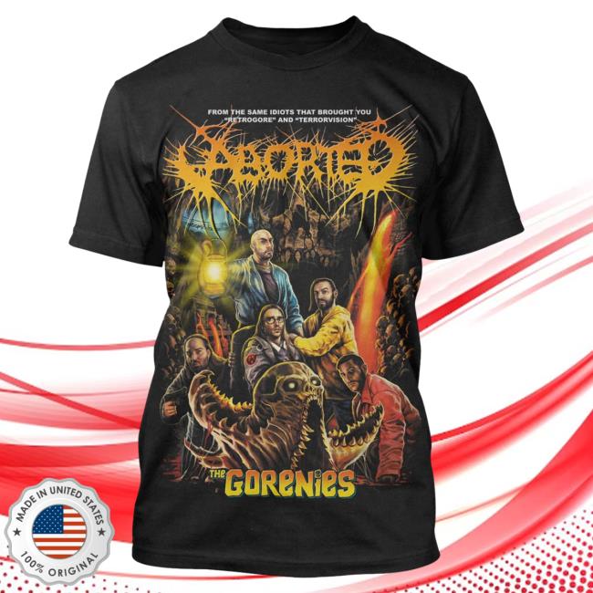 Official Indie Merch Store Shop Aborted "Goonies" Hot Shirt IndieMerchStore