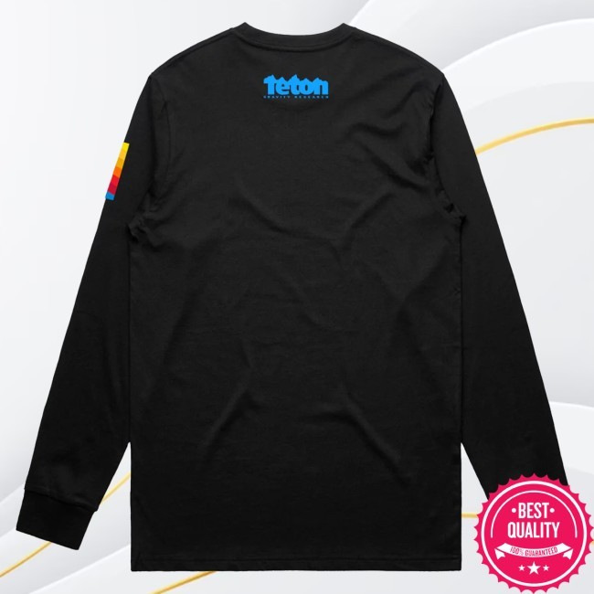 Teton Gravity Research Merch Store The Off-Season Retro Sunset Long Sleeve Tee