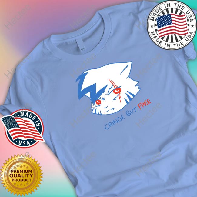 The Edgy Cat Cringe But Free Tee Shirt Izzzyzzz