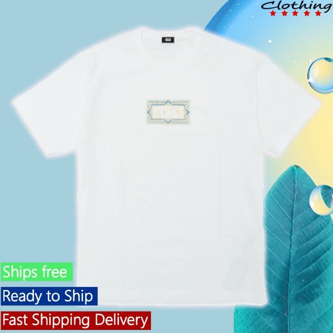 Original Glab Merch Store Others Kith Treats Hanukkah Hebrew Logo Hoodie White Glab Shop