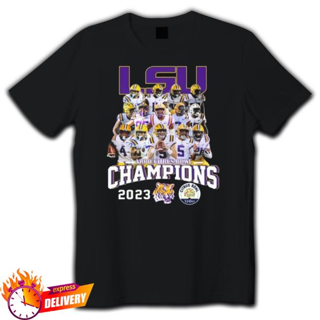 Lsu Tigers 2023 Vrbo Citrus Bowl Champions Shirts