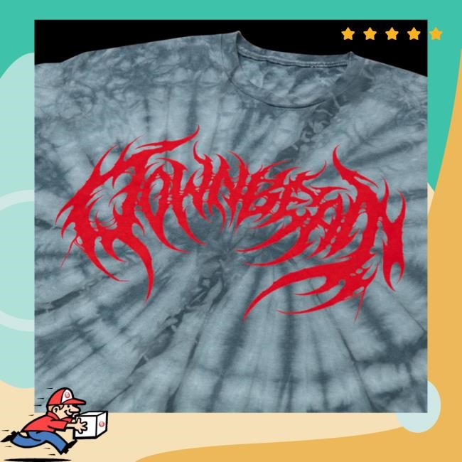 The Downbeat Official Merchandise Store Death Metal Tie Dye Zip Hoodie Down Beat Death Metal Tie Dye