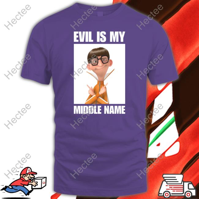 Vector Perkins Evil Is My Middle Name Shirt
