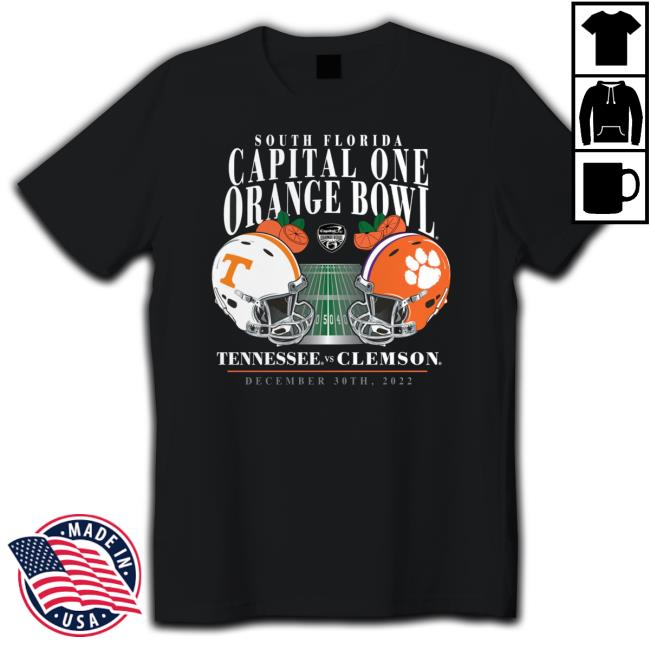 Tennessee Volunteers Vs Clemson Tigers South Florida Capital One Orange Bowl 2022 Crewneck Sweatshirt