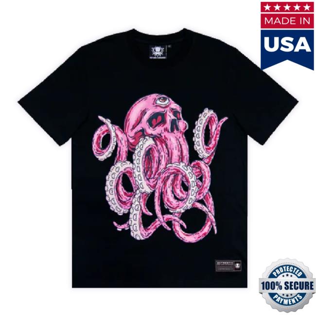 Official Deep Dark And Dangerous Merch Store Ddd Red Octopus Skull New Shirt Deepdarkanddangerous Shop