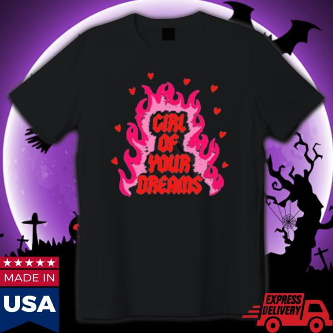 Dylan Girl Of Your Dreams Fire Hearts Art Sweatshirt
