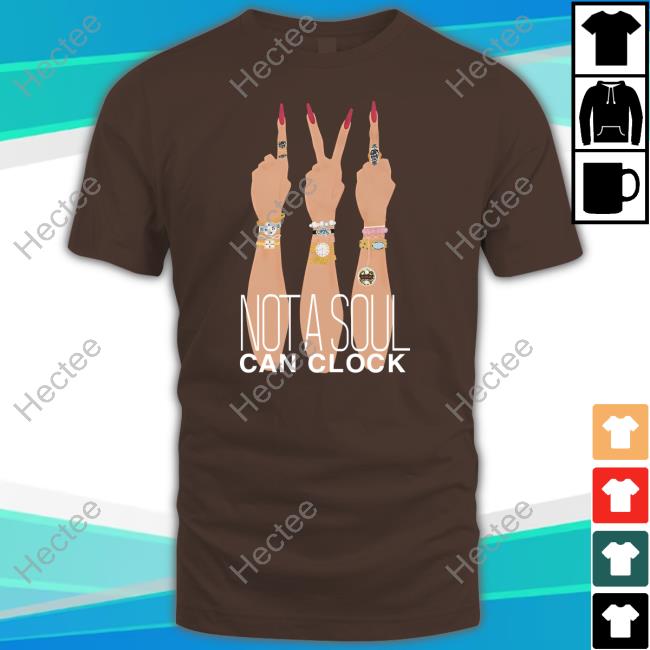 Drag Queen Merch Not A Soul Can Clock Hoodie