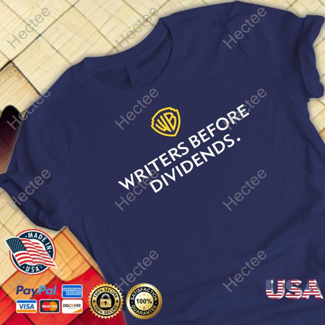 Cottonbureau Store Writers Before Dividends shirt, hoodie, tank top, sweater and long sleeve t-shirt