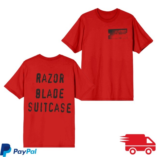 Bush Store Merch Razorblade Suitcase Crewneck Sweatshirt