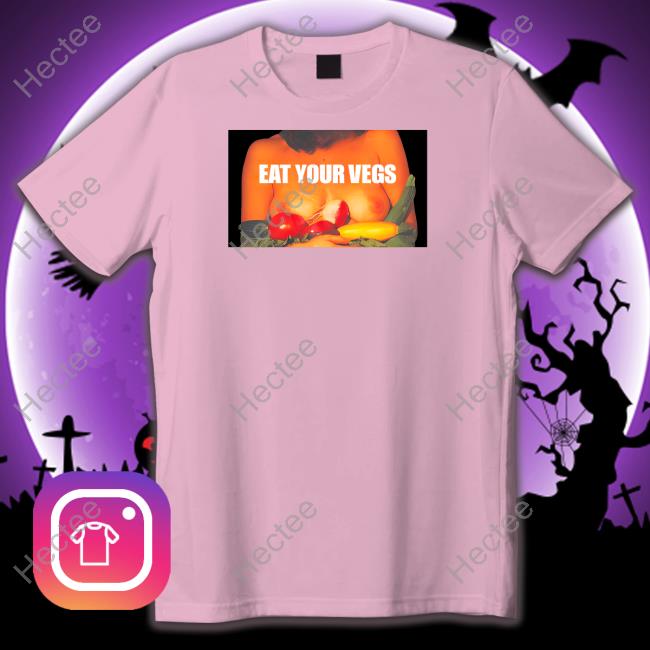 Jenna Lynn Meowri Wearing Eat Your Vegs Long Sleeve T Shirt