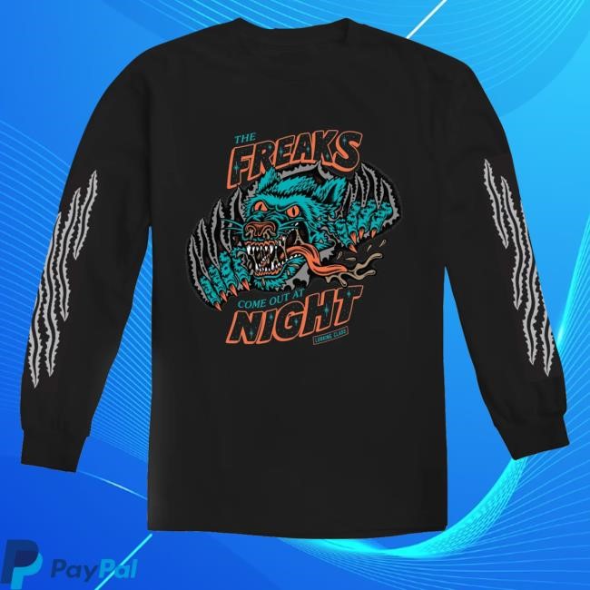 The Freaks Come Out At Night Hoodie Black Glow In The Dark