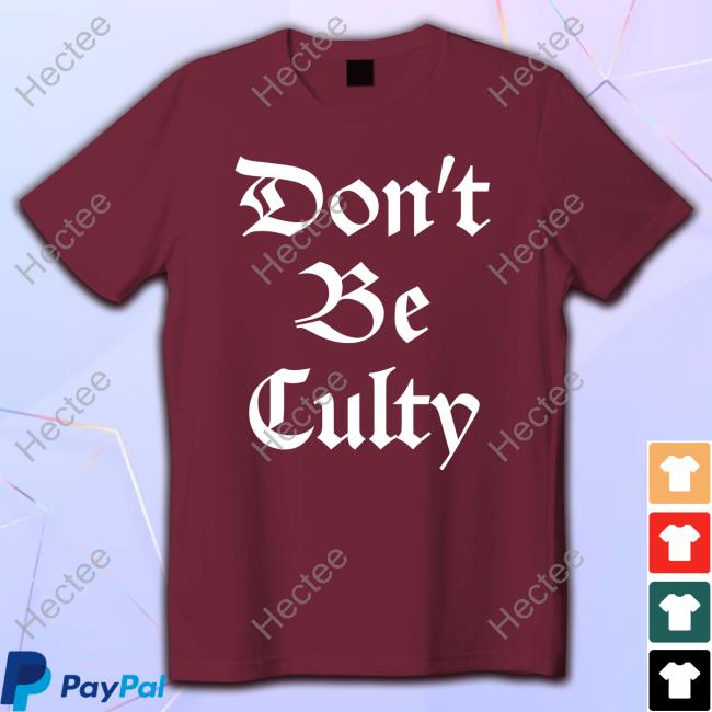 Leah Remini Don't Be Culty shirt
