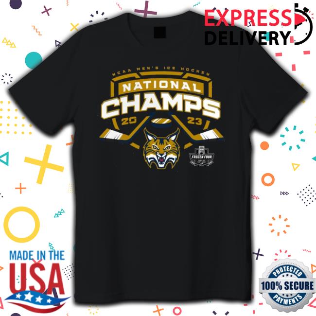 Quinnipiac Bobcats Ncaa Men’S Ice Hockey National Champions 2023 Shirt
