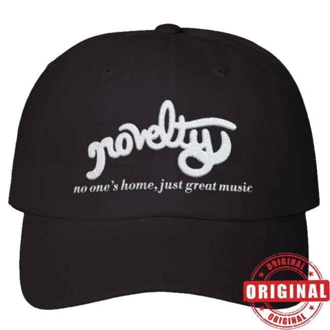 Novelty Records Merch Store Black Dad cap