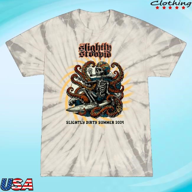 Official Slightly Stoopid Merch Octo 2024 Tie Dye Tee