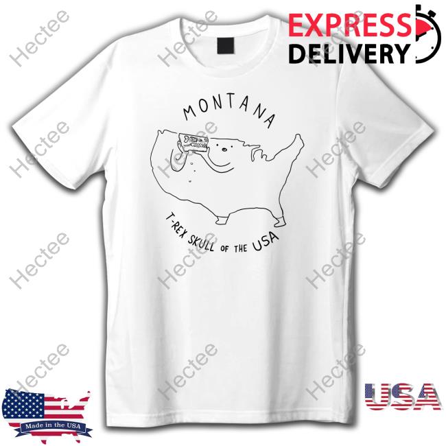 Nathanwpylestrangeplanet Montana T Rex Skull Of The Usa Shirt