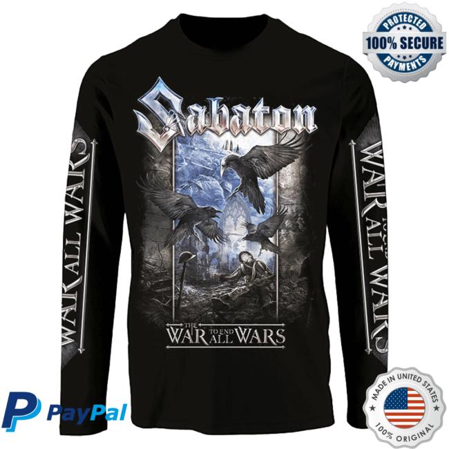 Official Sabaton Merch Store Sabaton War Never Ends Long Sleeve Tee Sabaton Shop