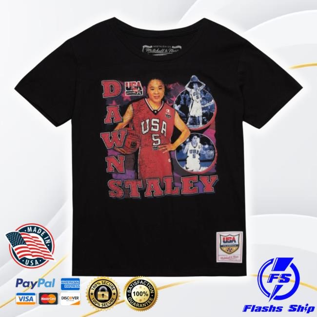 Mitchellandness Merch Shop Women's Legend Tee Team Usa Dawn Staley New Shirt