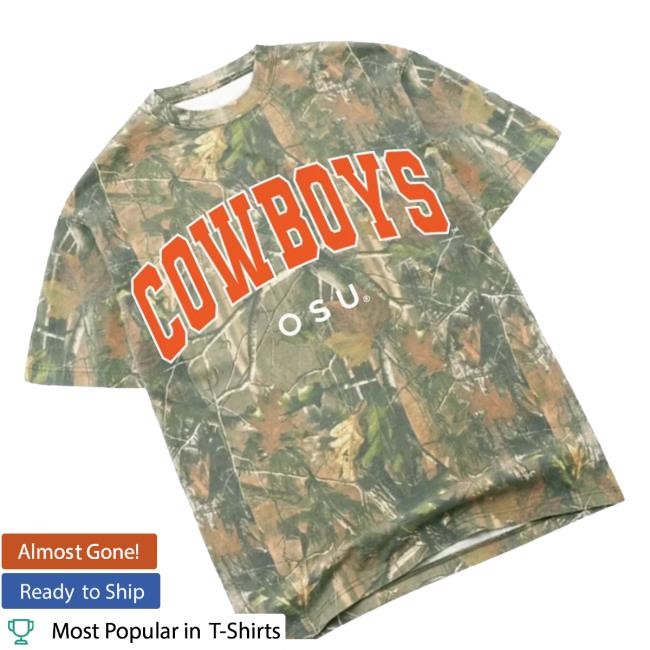 Idared General Oklahoma State Cowboys Camo Tee