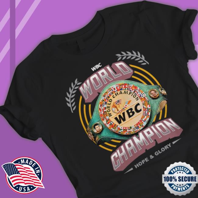 Wbc Store Hope & Glory World Champion Shirt