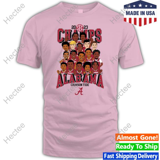 2023 Sec Regular Season Champs Alabama Crimson Tide Tee Shirts