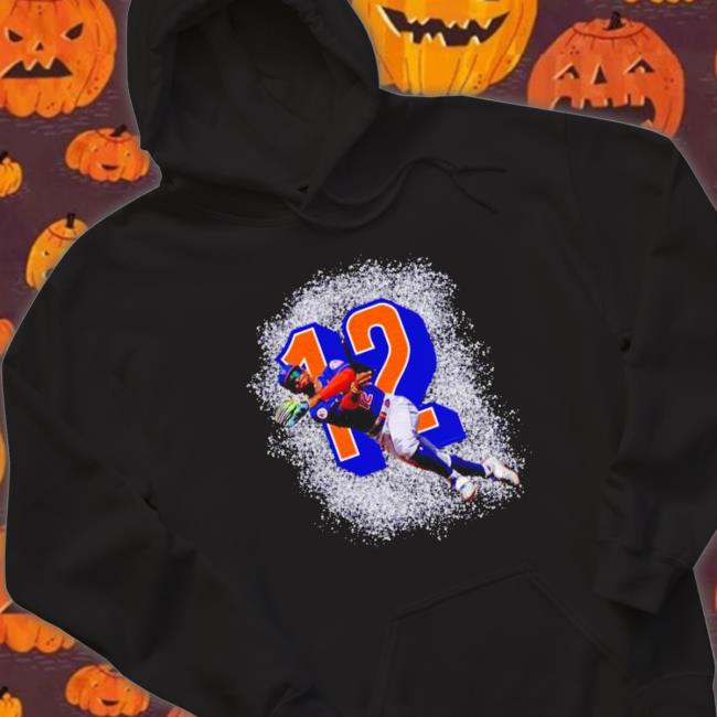 New York Mets Francisco Lindor Number 12 Glitter Shirt New York Mets Francisco Lindor Number 12 Glitter Hooded Sweatshirt