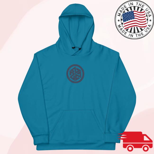 Official Avln7 Inspiracon Logo Tech Popover Sweatshirt - Teal And Blue