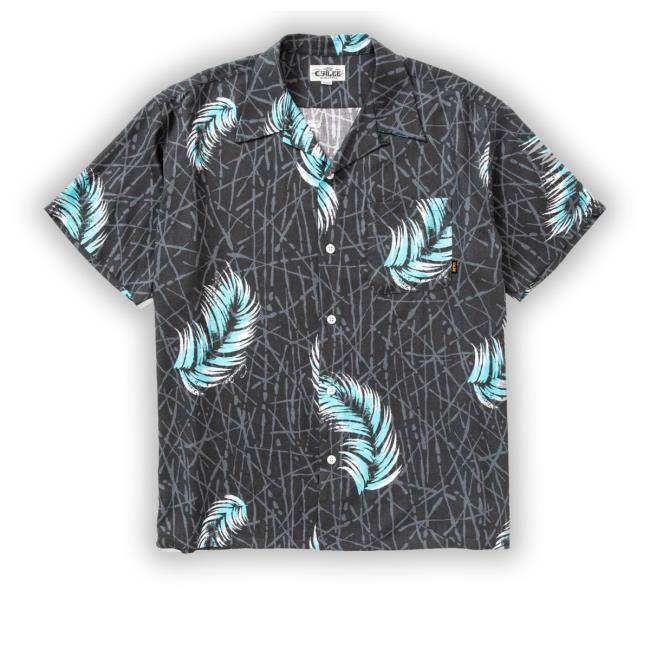 Allover Feather Pattern Amunzen Cloth Tee Shirt