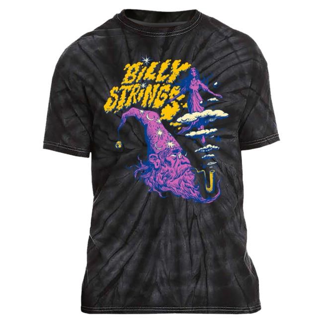 Billy Strings Store Wizard Head Tie Dye Hoodie Maarten Donders