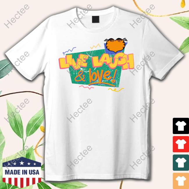 The Yetee Live Laugh Love And Friends Tee Shirt